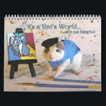 It's a Rat World Calendar<br><div class="desc">Spend each month with the cutie cover model rats of It's a Rat's World Magazine!</div>
