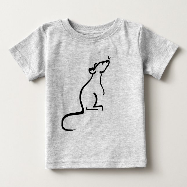 It's A Rat's World logo onsie Baby T-Shirt (Front)