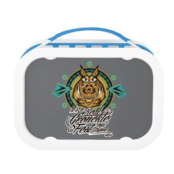 "it's A Real Gronkle Fest Out There" Tribal Emblem Lunch Box by howtotrainyourdragon at Zazzle