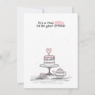 Its a real treat to be your friend Valentine's day Holiday Card