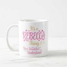 It's A Rebecca Thing Pink Gold Women Gift