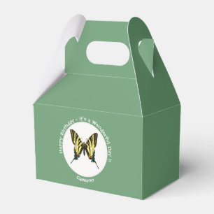 It's a Scarce Swallowtail Butterfly Birthday Party Favor Boxes