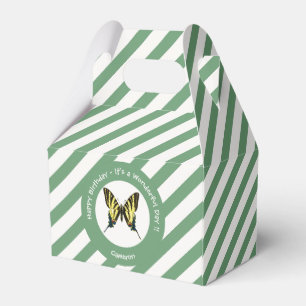 It's a Scarce Swallowtail Butterfly Birthday Party Favor Boxes