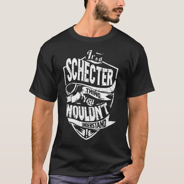 It's a SCHECTER Thing T-Shirt (Front)