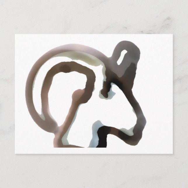 It's a Sheep... I think Postcard (Front)