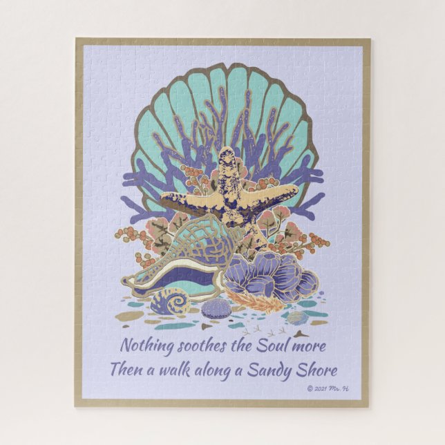 It's a Shore Thing Art Print 2 Jigsaw Puzzle (Vertical)