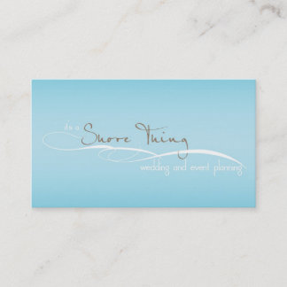 It's a Shore Thing blank business card