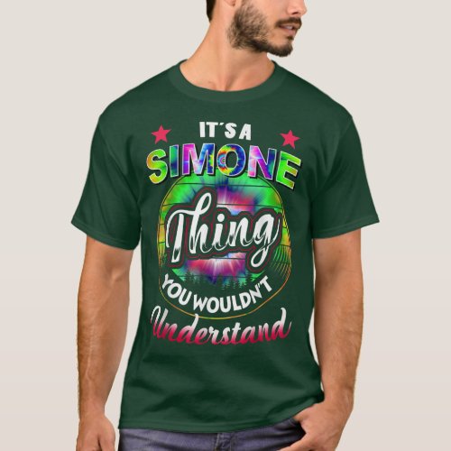 Its A Simone Thing  Tie Dye 60s 70s Hippie Simone T_Shirt
