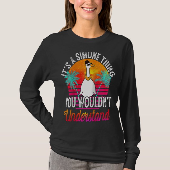 It's A Simone Thing You Wouldn't Understand Simone T-Shirt (Front)