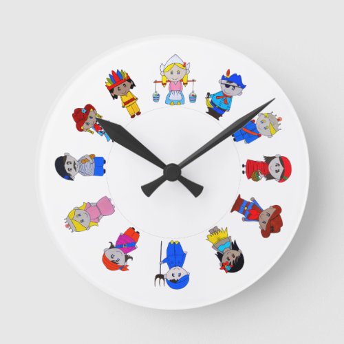 Its a small world round clock