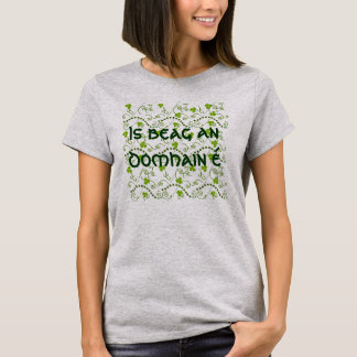 It's a Small World Written in Gaelic T-Shirt