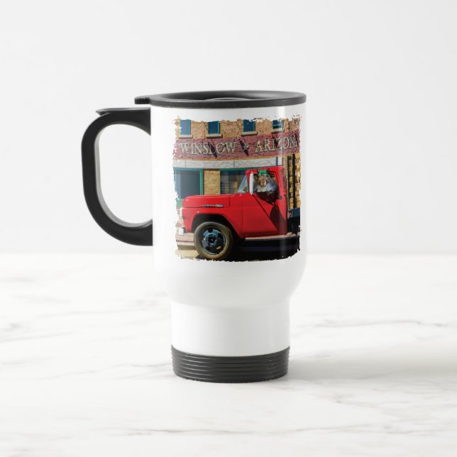 It's A Squirrel, My Lord Travel Mug (Left)