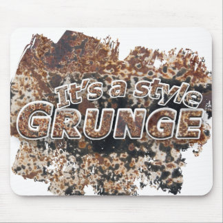 It's A Style GRUNGE Rusty Letters Mouse Pad
