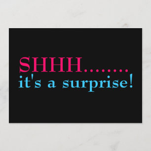 It's a Surprise Birthday Party! THIRTY Invitation