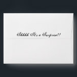 It's a Surprise! Envelope<br><div class="desc">An easy way to remind your guest that the party/occasion is a surprise</div>