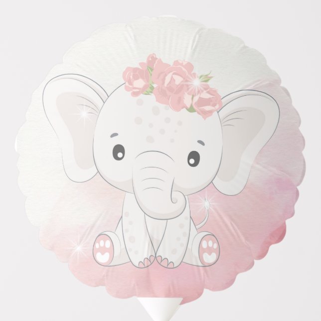 It's a Surprise: Little Peanut Baby Shower Balloon (Front)