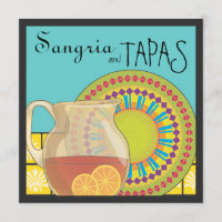 It's a Tapas Party! Happy Fiesta Invitation