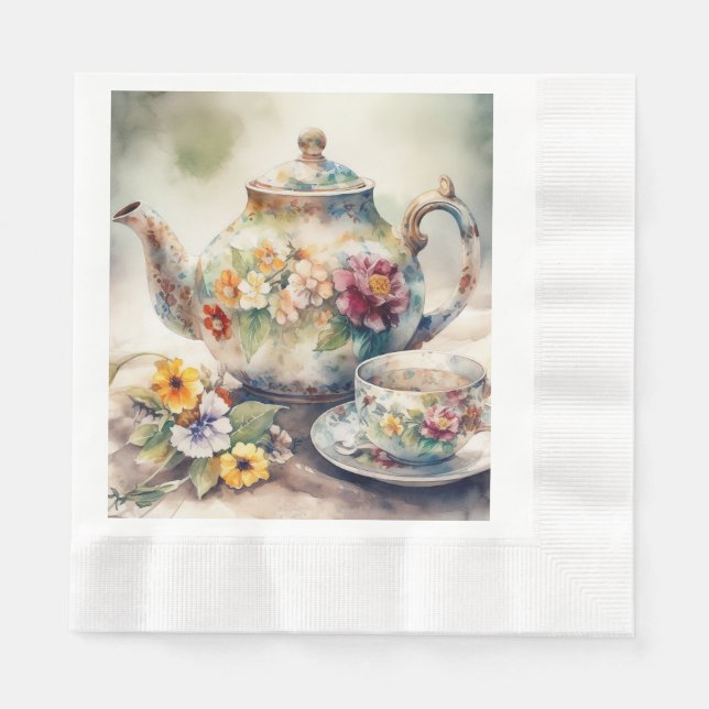It's A Tea Party  Napkins (Front)