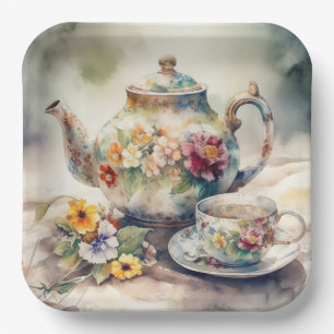 It's A Tea Party  Paper Plates