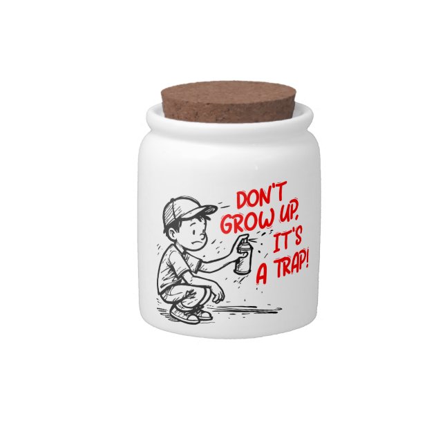 It's a trap candy jar (Front)