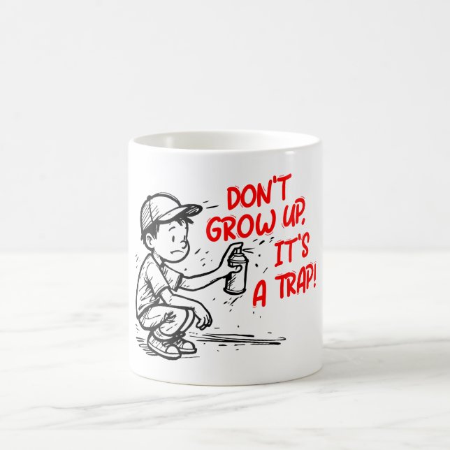 It's a trap coffee mug (Center)