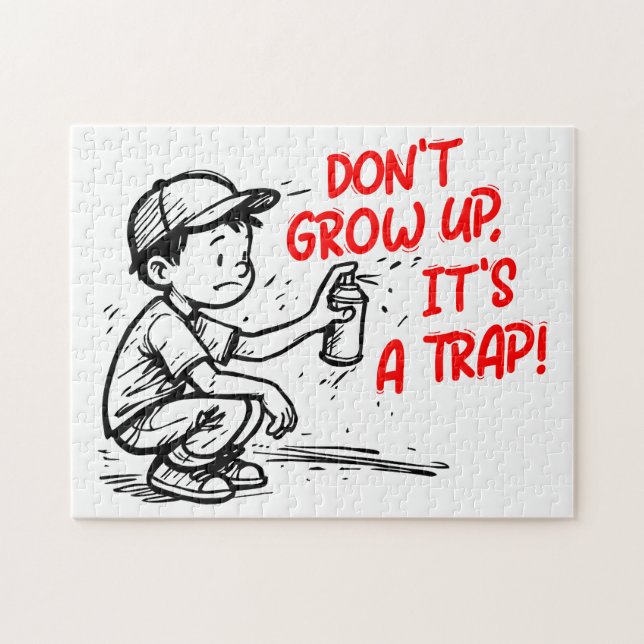 It's a trap jigsaw puzzle (Horizontal)