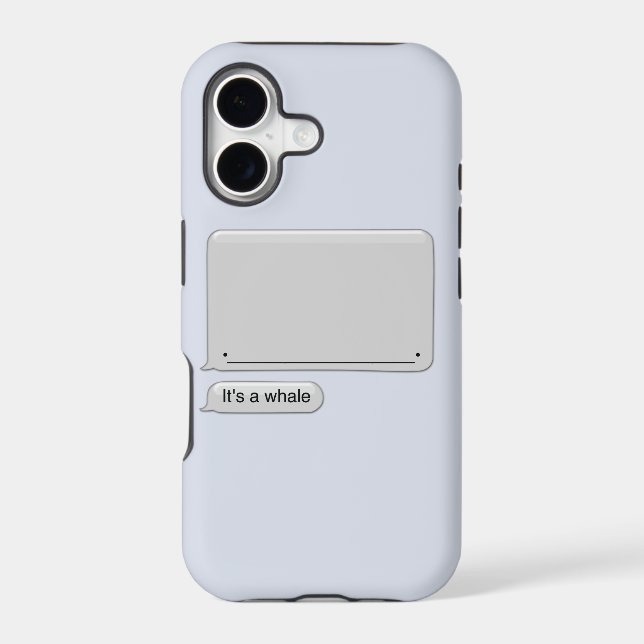 It's a Whale Iphone Case (Back)