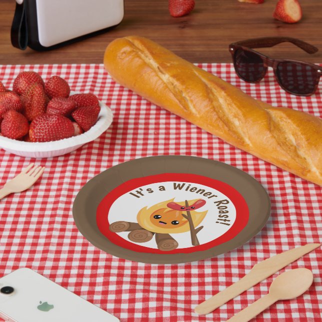 It's a Wiener Roast party plate (Picnic)