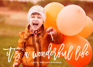 60 Off Wonderful Life Holiday Cards Now To Save Zazzle It S A Wonderful Life Christmas Photo Card