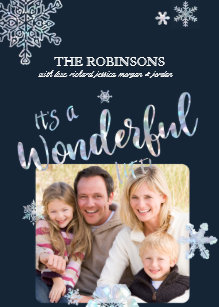 60 Off Wonderful Life Christmas Cards Now To Save Zazzle Its A Wonderful Life Christmas Photo Card