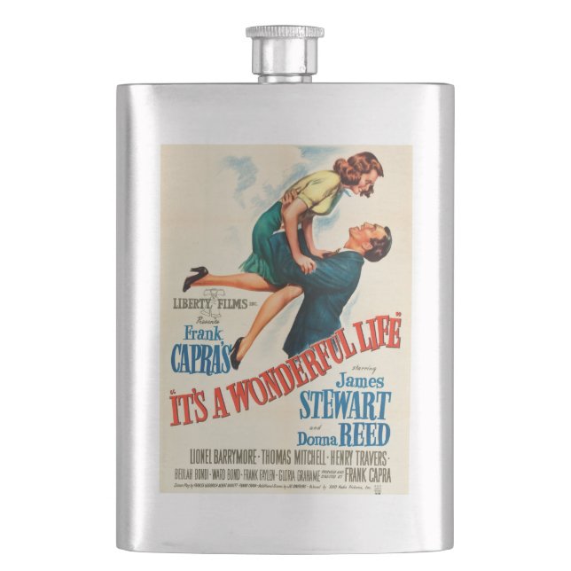 It's a Wonderful Life Classic Poster Flask (Front)