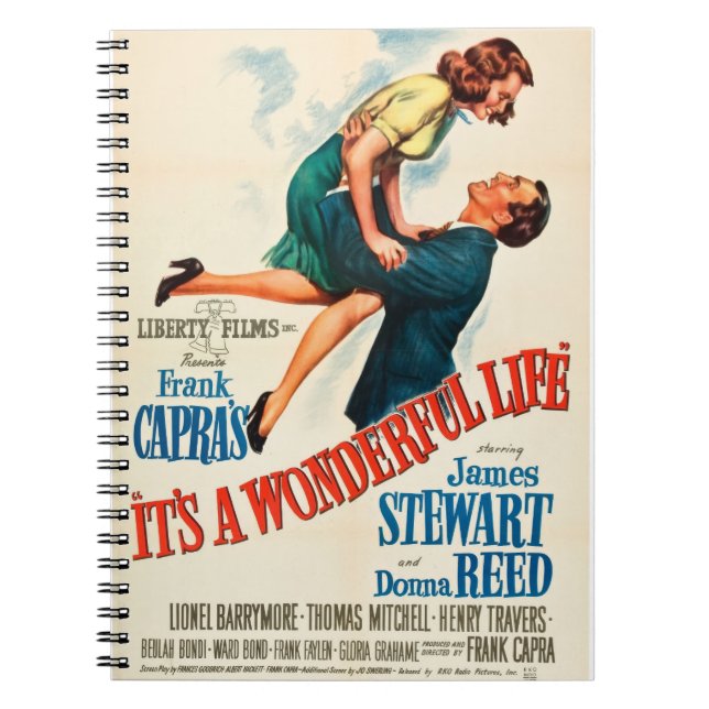 It's a Wonderful Life Classic Poster Notebook (Front)