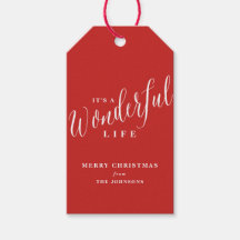 It's a wonderful life custom