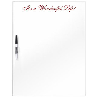 It's a Wonderful Life Dry Erase Board