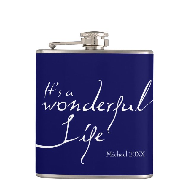 It's a Wonderful Life, Holiday Flask (Front)