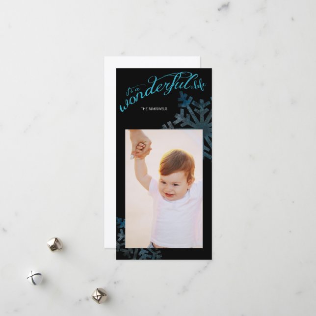 It's A Wonderful Life Holiday Photo (Front/Back In Situ)