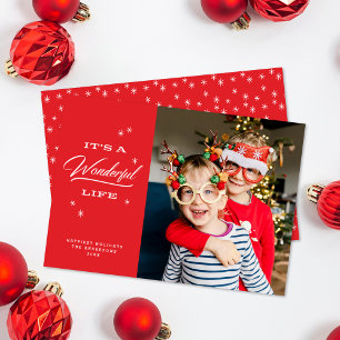 It's A Wonderful Life Holiday Photo Cards