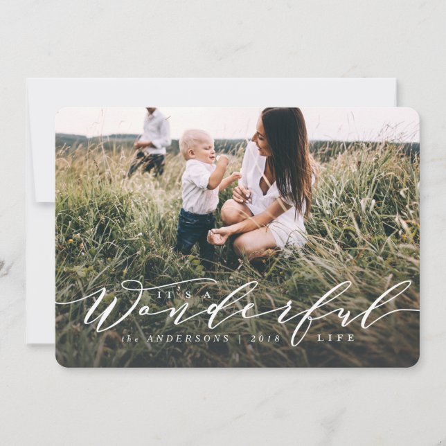 its a wonderful life... modern script photo (Front)