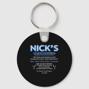 It's A Wonderful Life Nicks Bar George Bailey Clar Keychain