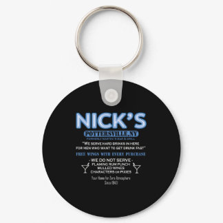 It's A Wonderful Life Nicks Bar George Bailey Clar Keychain