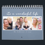 It's a Wonderful Life Photo Family Calendar<br><div class="desc">**PLEASE READ BEFORE ORDERING** If you make changes to the shape or size or choose another product and the design is cropped in any way or doesn't look right on the page you will need to use the Live Design Service to have someone adjust the layout for you, unless you...</div>