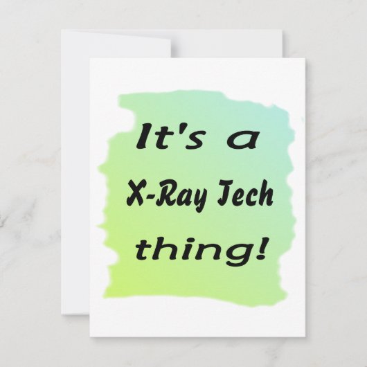 It's a x-ray tech thing (Front)
