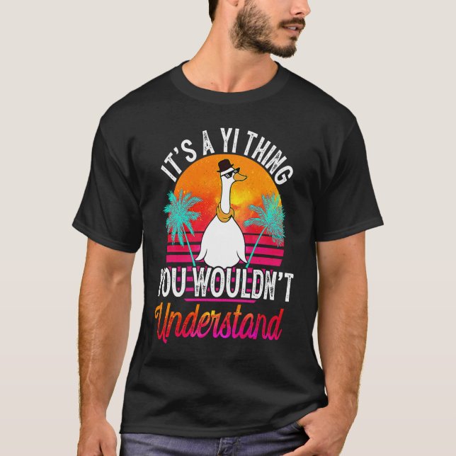 It's A Yi Thing You Wouldn't Understand  Yi Name T-Shirt (Front)