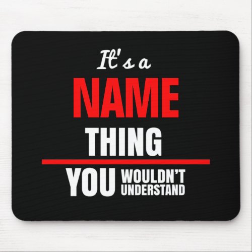Its a your name thing you wouldnt understand mouse pad