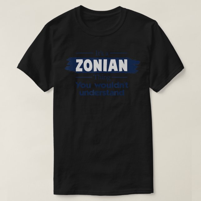It's a Zonian Thing  Panama Canal Zone  T-Shirt (Design Front)
