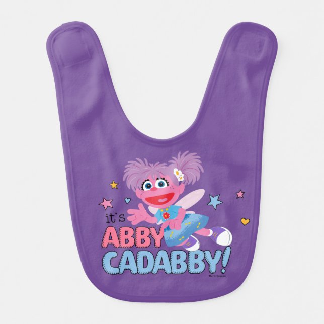 It's Abby Cadabby! Baby Bib (Front)