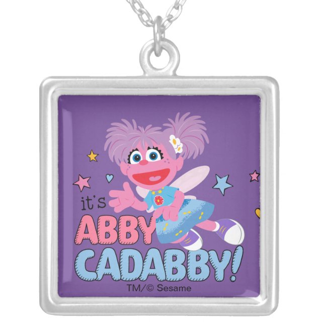 It's Abby Cadabby! Silver Plated Necklace (Front)