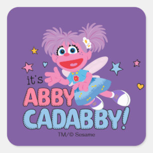 It's Abby Cadabby! Square Sticker