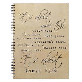 It's About Their Life - Notebook by LucysCousinDesigns at Zazzle