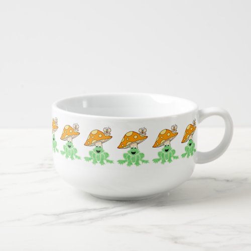 Its about to get Frog Butterfly Mushroom Soup Mug
